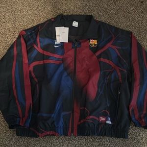Patta x Barcelona FC Culer Del Mon Track Hoodie and Pants Black White.Shoe 10.5